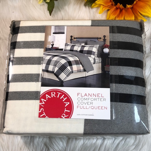 Martha Stewart Bedding Stewart Collection Flannel Full Queen